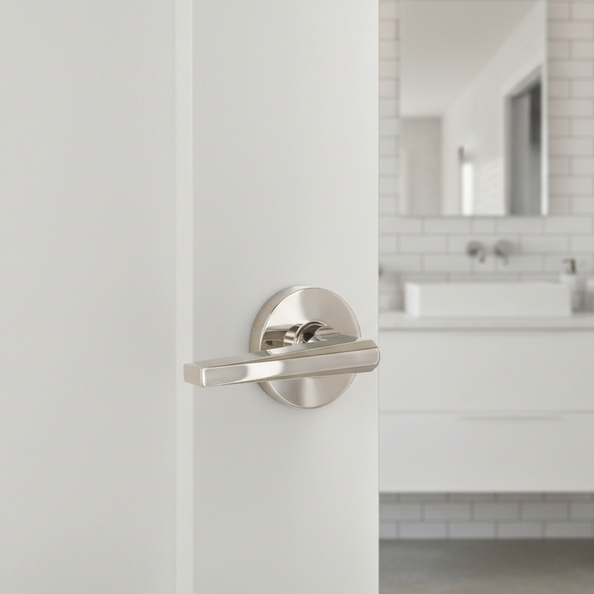 Madison Design Polished Chrome Privacy Door Lever
