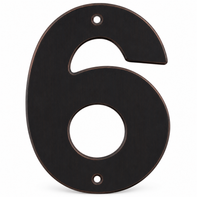 Modern 5" Oil Rubbed Bronze House Numbers