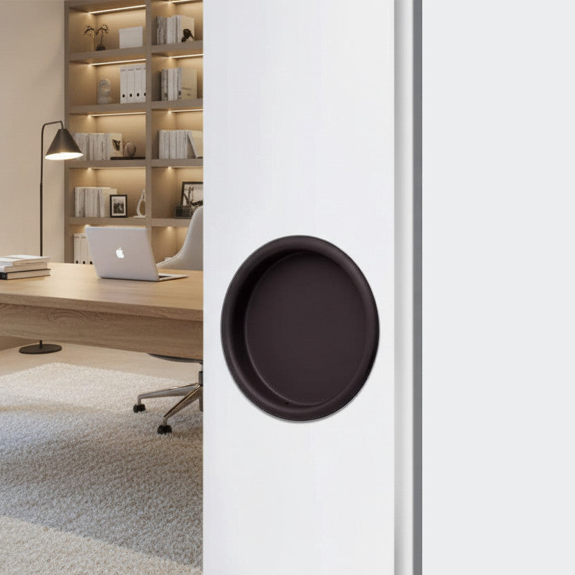 Sliding Door Cup Pull, Oil Rubbed Bronze