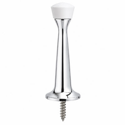 Polished Chrome Heavy Duty Solid Rigid Door Stop