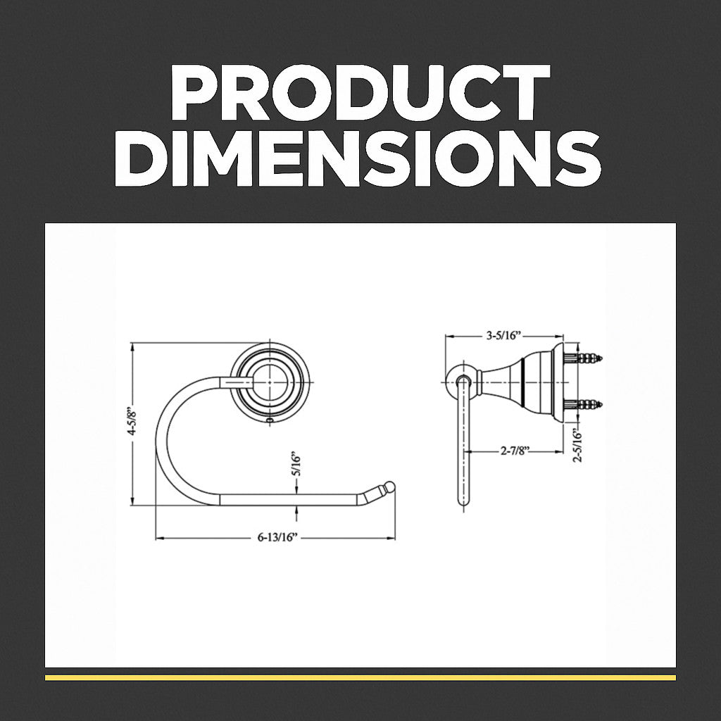 200 Series Oil Rubbed Bronze Euro Style Toilet / Tissue Paper Holder