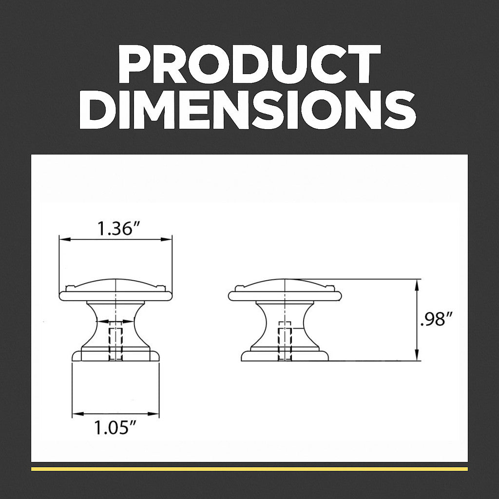 Cosmas 1426CH Polished Chrome Round Cabinet Knob