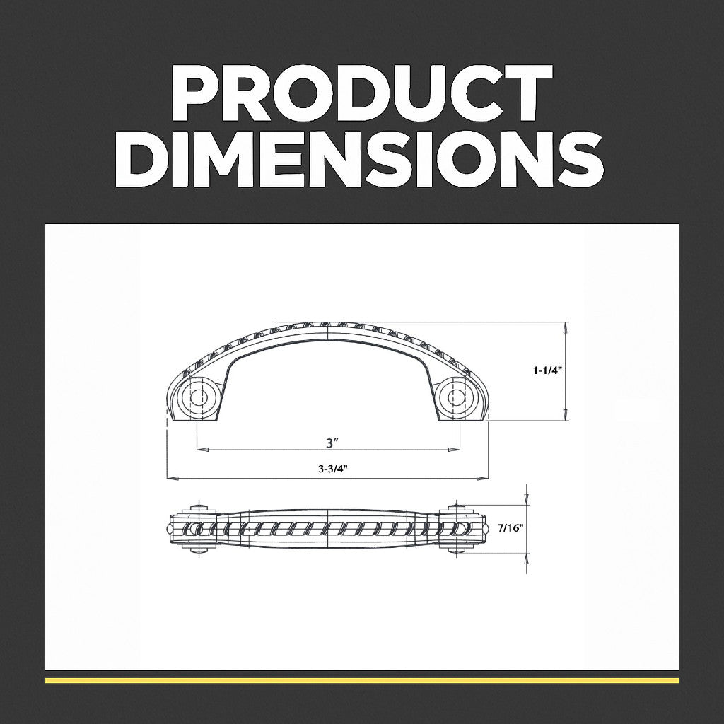 Cosmas 4114AS Antique Silver Rope Cabinet Pull