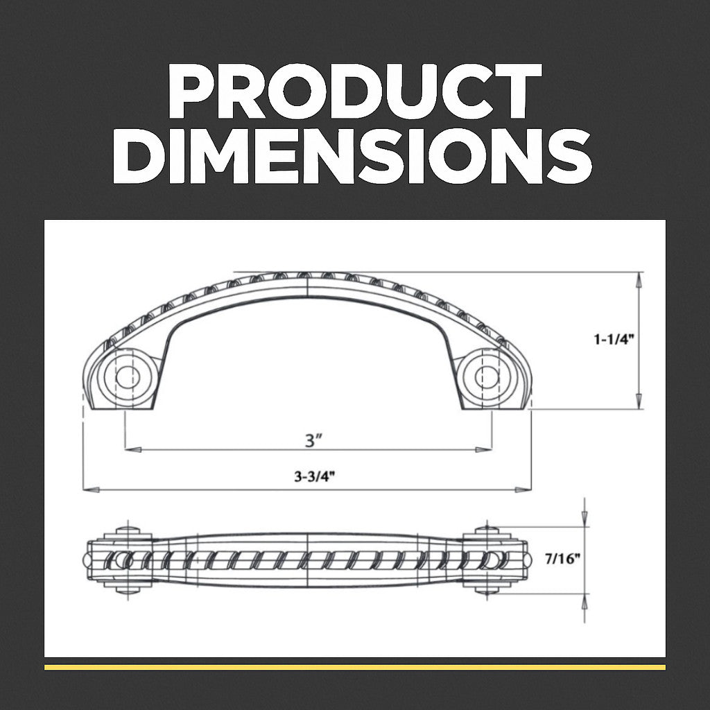 Cosmas 4114SN Satin Nickel Rope Cabinet Pull