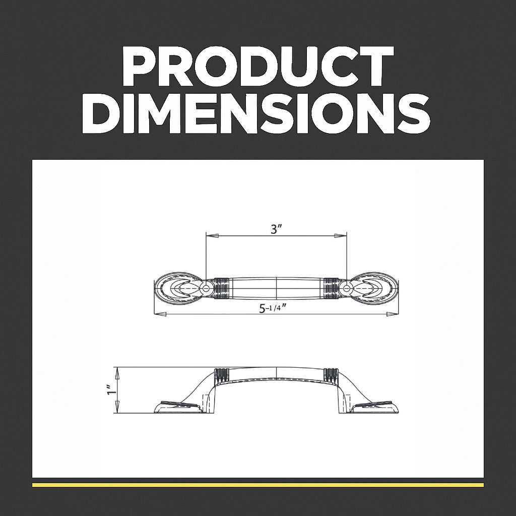 Cosmas 4183AS Antique Silver Cabinet Pull