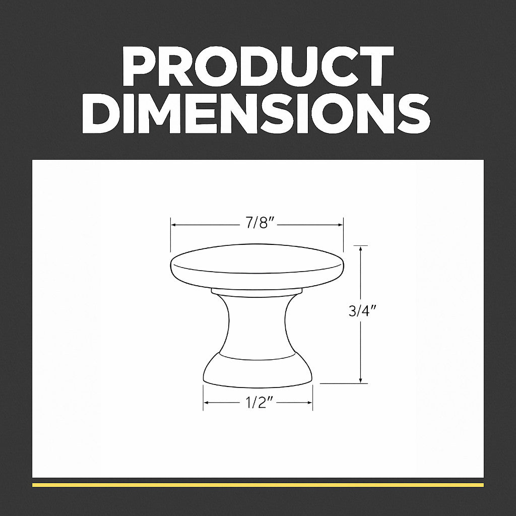Cosmas 4545CH Polished Chrome Miniature Cabinet Knob