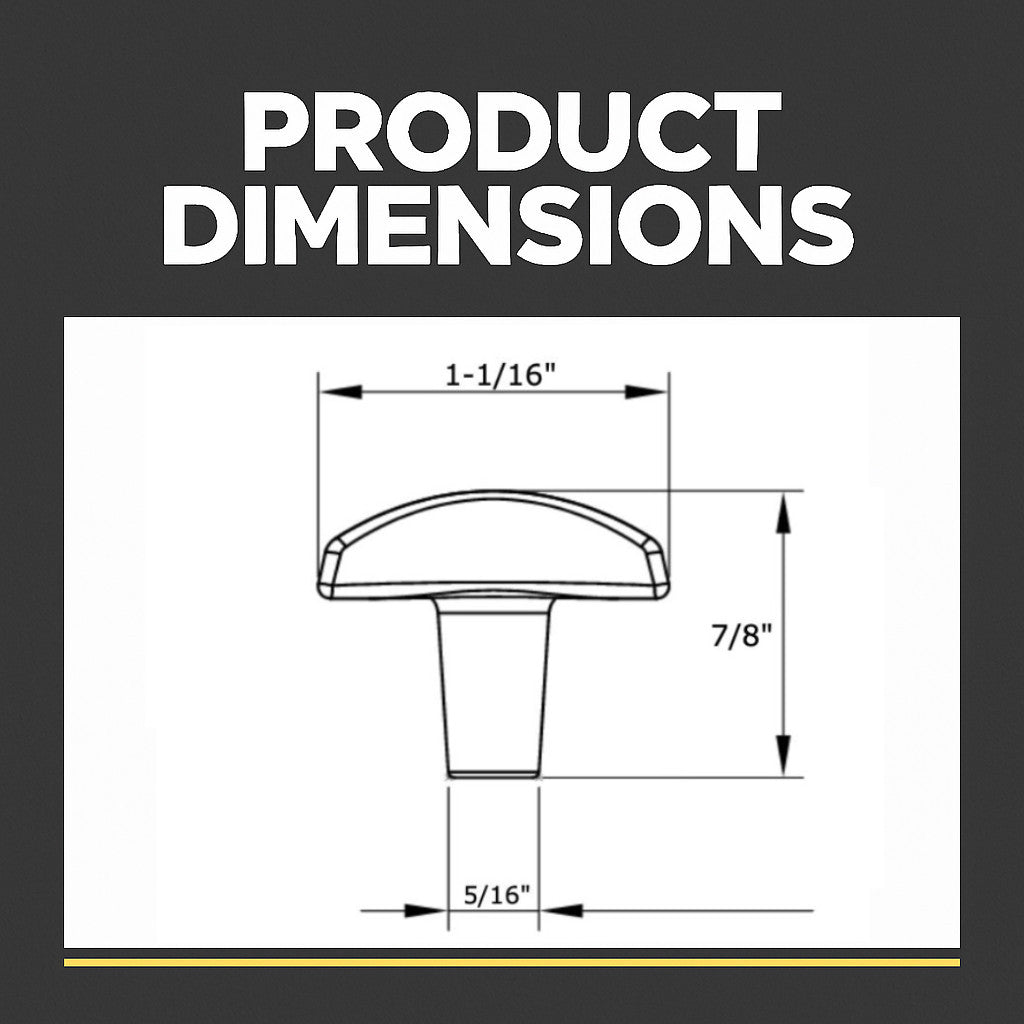Cosmas 6262WN Weathered Nickel Cabinet Knob