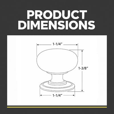 Cosmas 6542ORB Oil Rubbed Bronze Cabinet Knob