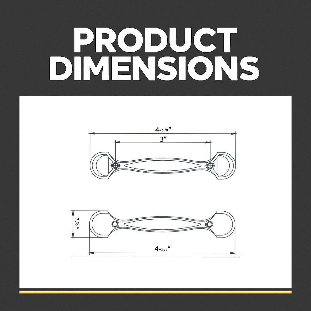 Cosmas 6632BAB Brushed Antique Brass Cabinet Pull