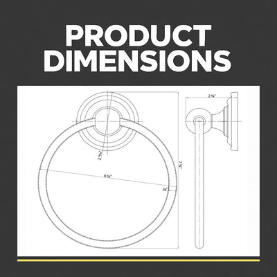 800 Series Oil Rubbed Bronze Towel Ring