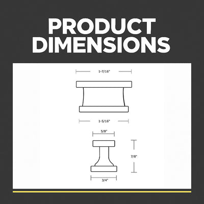 Cosmas 701GC Gold Champagne Contemporary Cabinet Knob