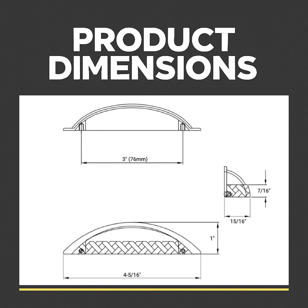 Cosmas 7067ORB Oil Rubbed Bronze Braided Cabinet Cup Pull