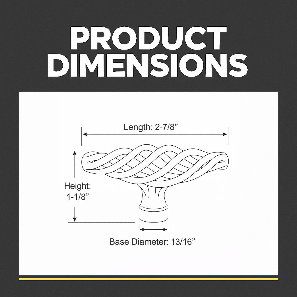 Cosmas 9991WN Weathered Nickel Birdcage Cabinet Knob