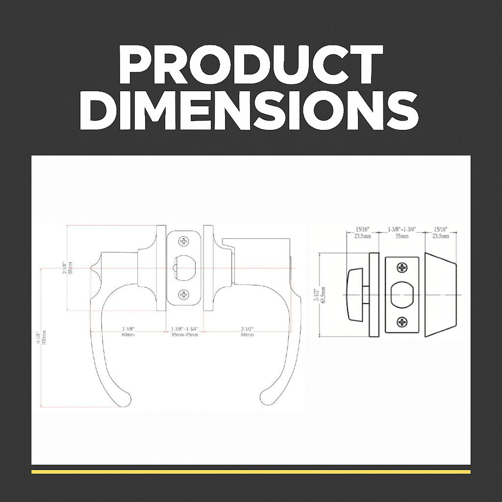 Arlington Matte Black Entry Lever with Matching Single Cylinder Deadbolt Combo Pack
