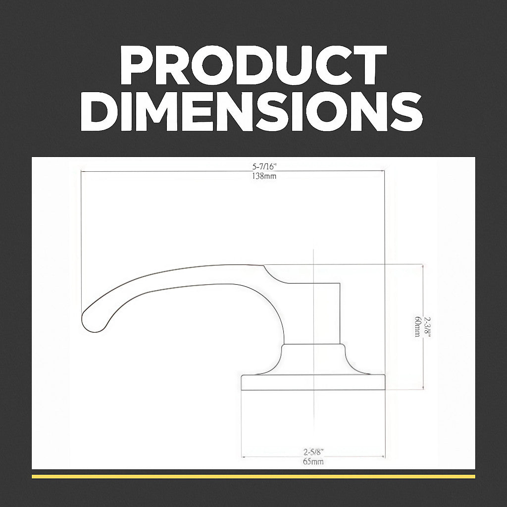 Arlington Dummy Lever Handle, Satin Nickel