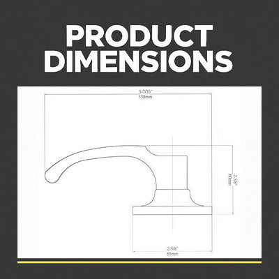 Arlington Dummy Lever Handle, Satin Nickel