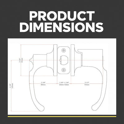 Arlington Entry Door Lever Handle, Satin Nickel