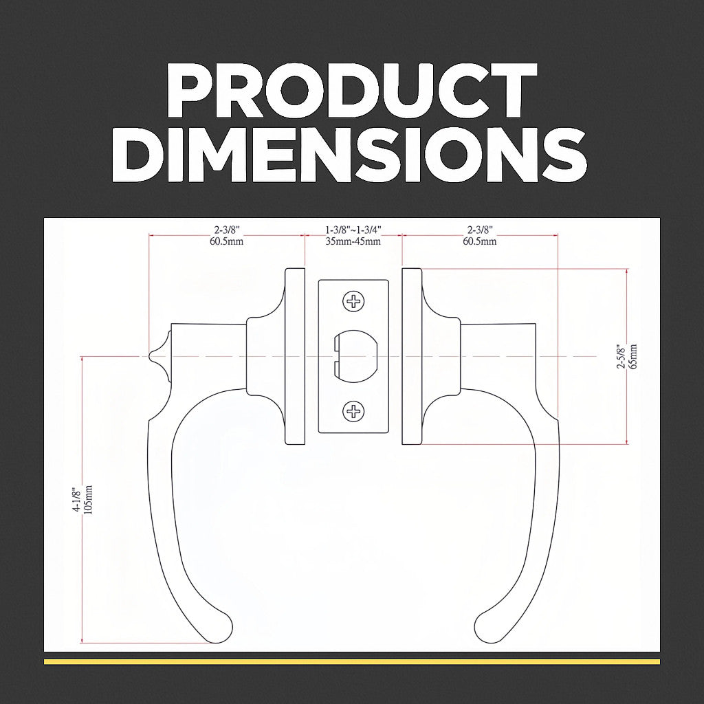 Arlington Privacy Lever Handle, Satin Nickel