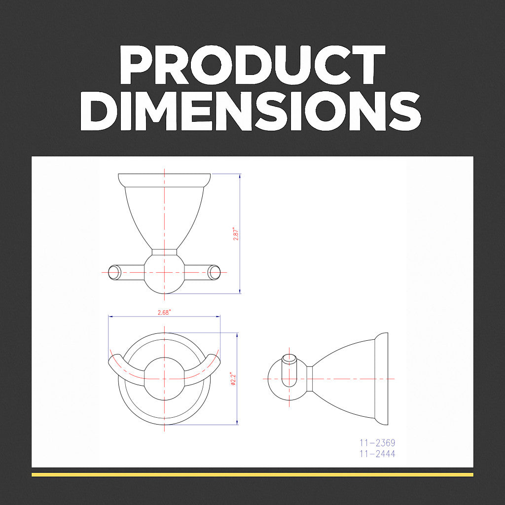 Astor Series Oil Rubbed Bronze Double Robe Hook