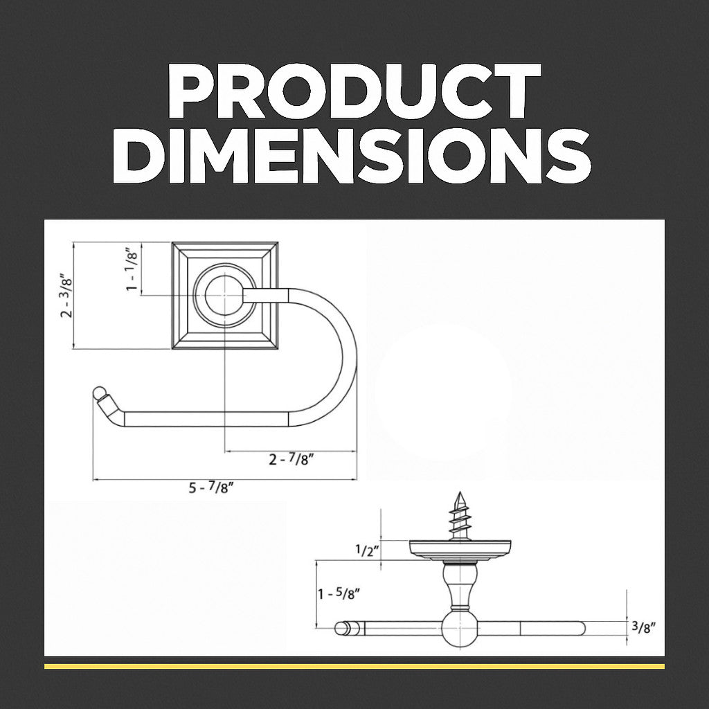Aurora Series 3 Piece Oil Rubbed Bronze Bathroom Hardware Set