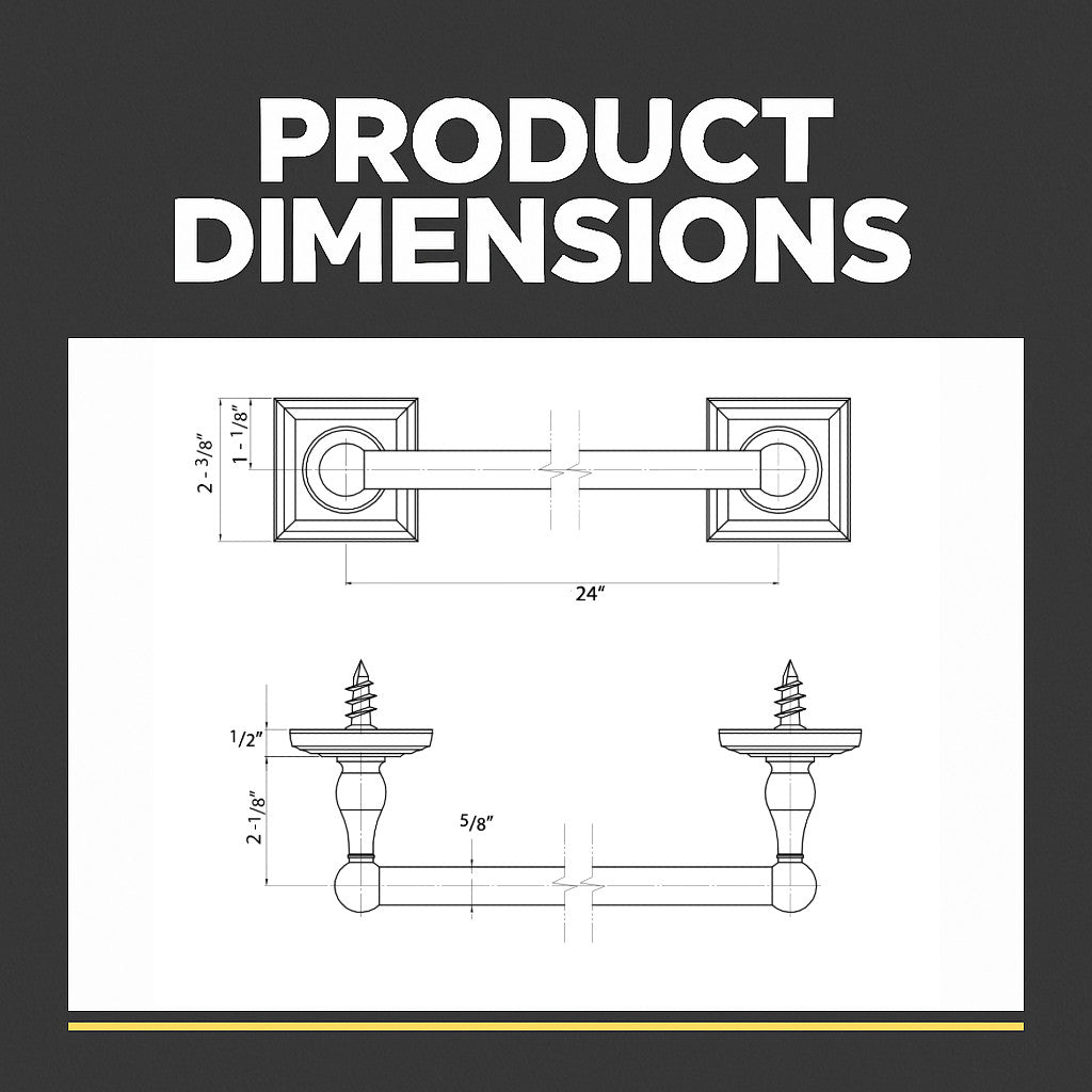 Aurora Series 3 Piece Oil Rubbed Bronze Bathroom Hardware Set