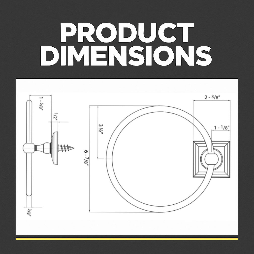Aurora Series 3 Piece Oil Rubbed Bronze Bathroom Hardware Set