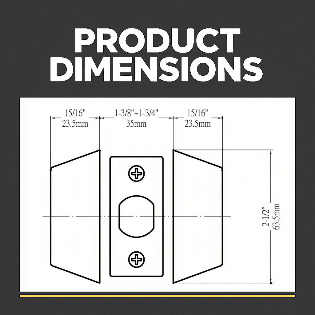 Designers Impressions Matte Black Double Cylinder Deadbolt