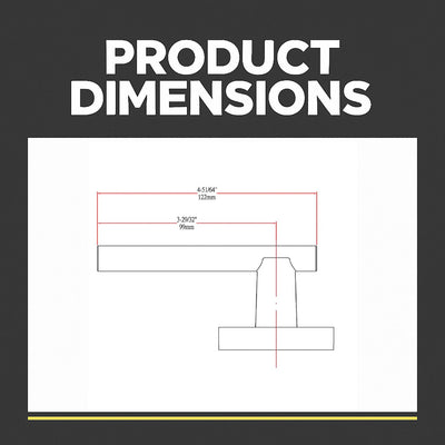Kain Design Satin Brass Dummy Door Lever