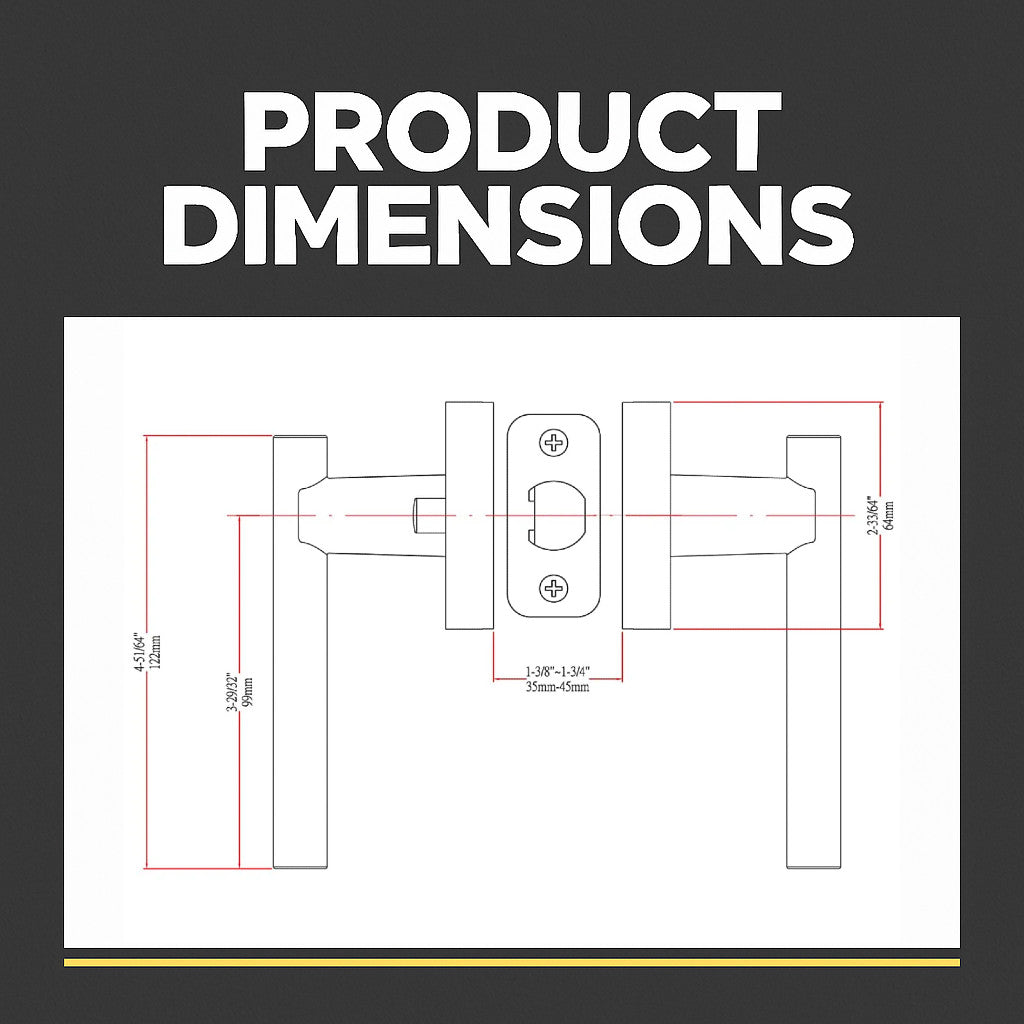 Kain Design Satin Nickel Privacy Door Lever