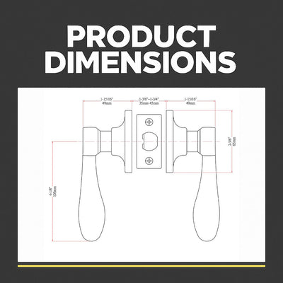 Kingston Passage Lever, Oil Rubbed Bronze