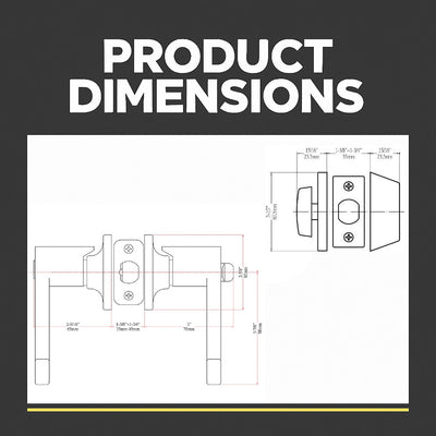 Livingston Oil Rubbed Bronze Entry Lever with Matching Single Cylinder Deadbolt Combo Pack