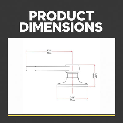 Livingston Dummy Lever, Satin Nickel