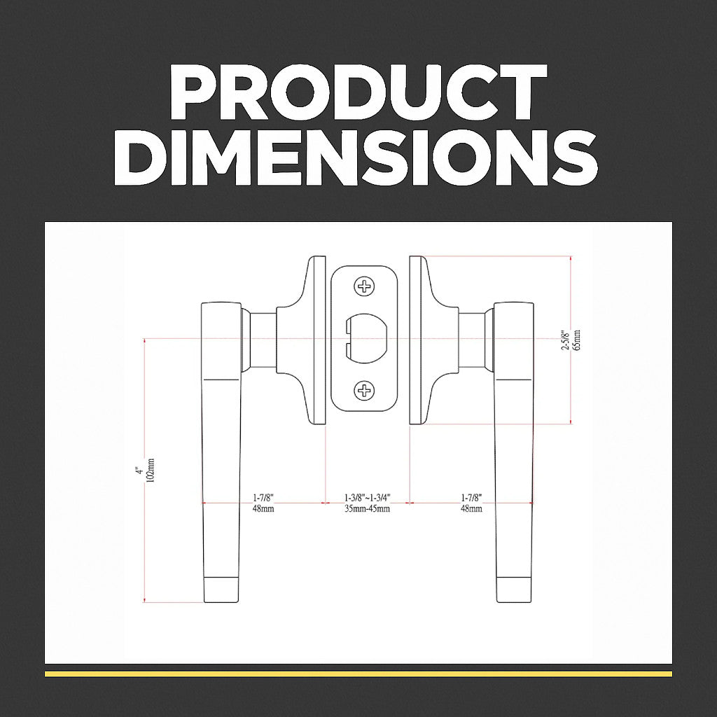 Cosmas 50 Series Satin Nickel Privacy Door Lever