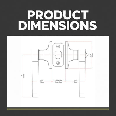 Cosmas 50 Series Oil Rubbed Bronze Privacy Door Lever