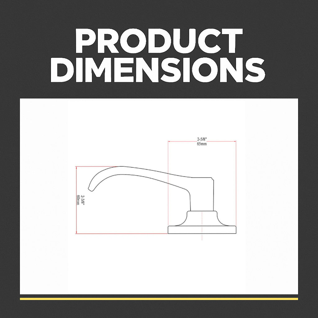 Rochester Dummy Door Lever, Oil Rubbed Bronze