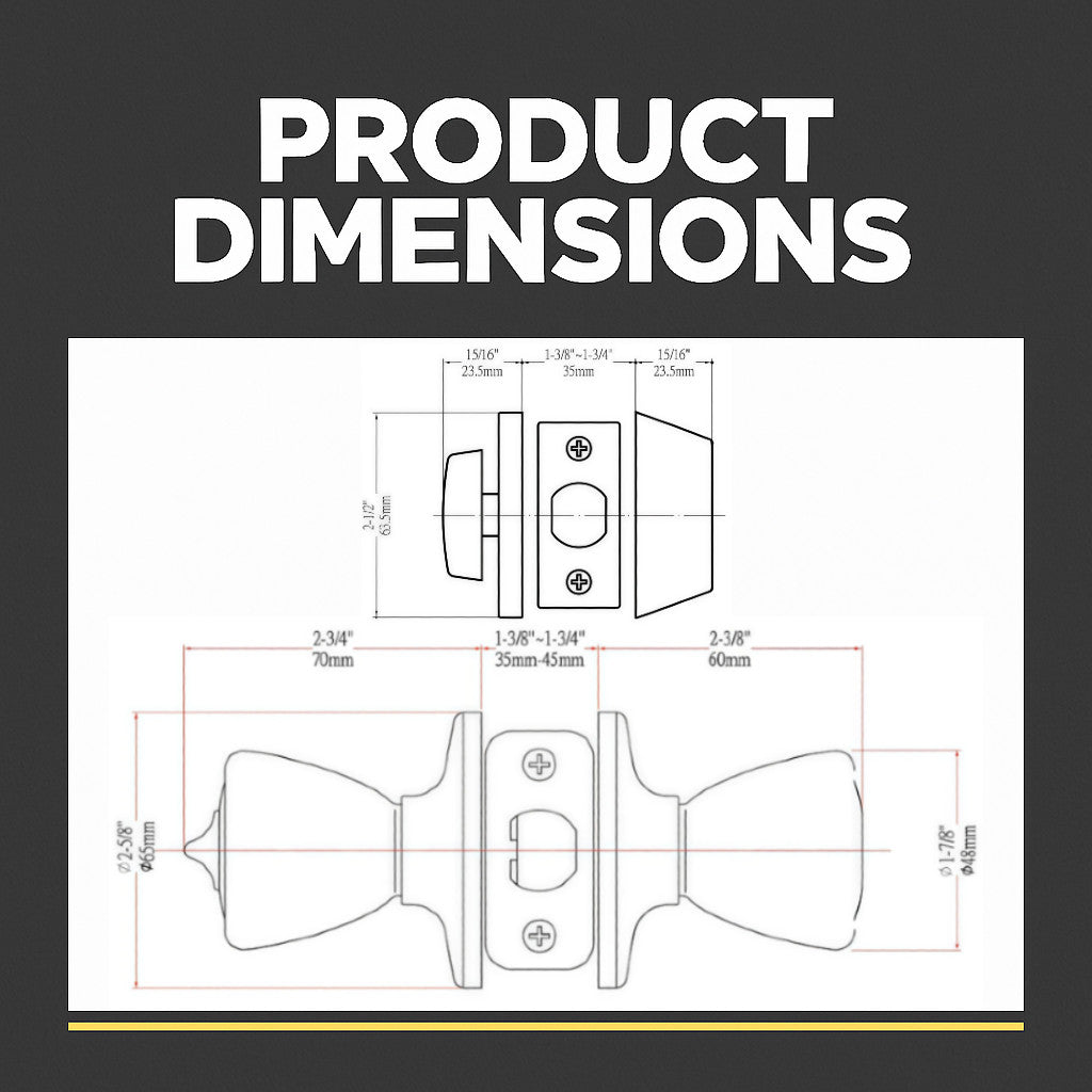 Salem Satin Nickel Entry Knob with Matching Single Cylinder Deadbolt Combo Pack
