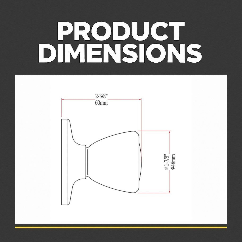 Salem Dummy Door Knob, Satin Nickel