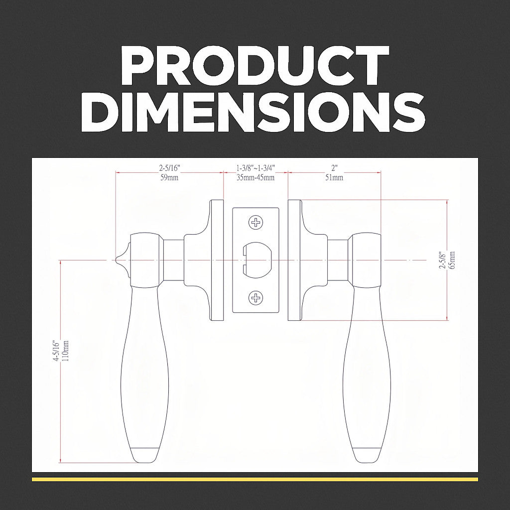 Sedona Privacy Door Lever, Oil Rubbed Bronze