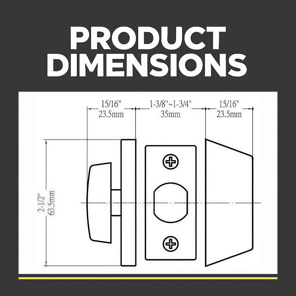 Designers Impressions Matte Black Single Cylinder Deadbolt
