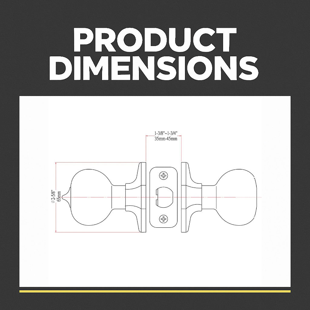 Stanton Keyed Entry Door Knob, Oil Rubbed Bronze