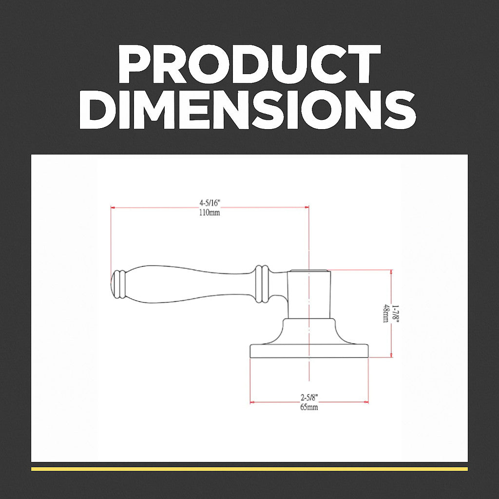 Villa Dummy Door Lever, Satin Nickel