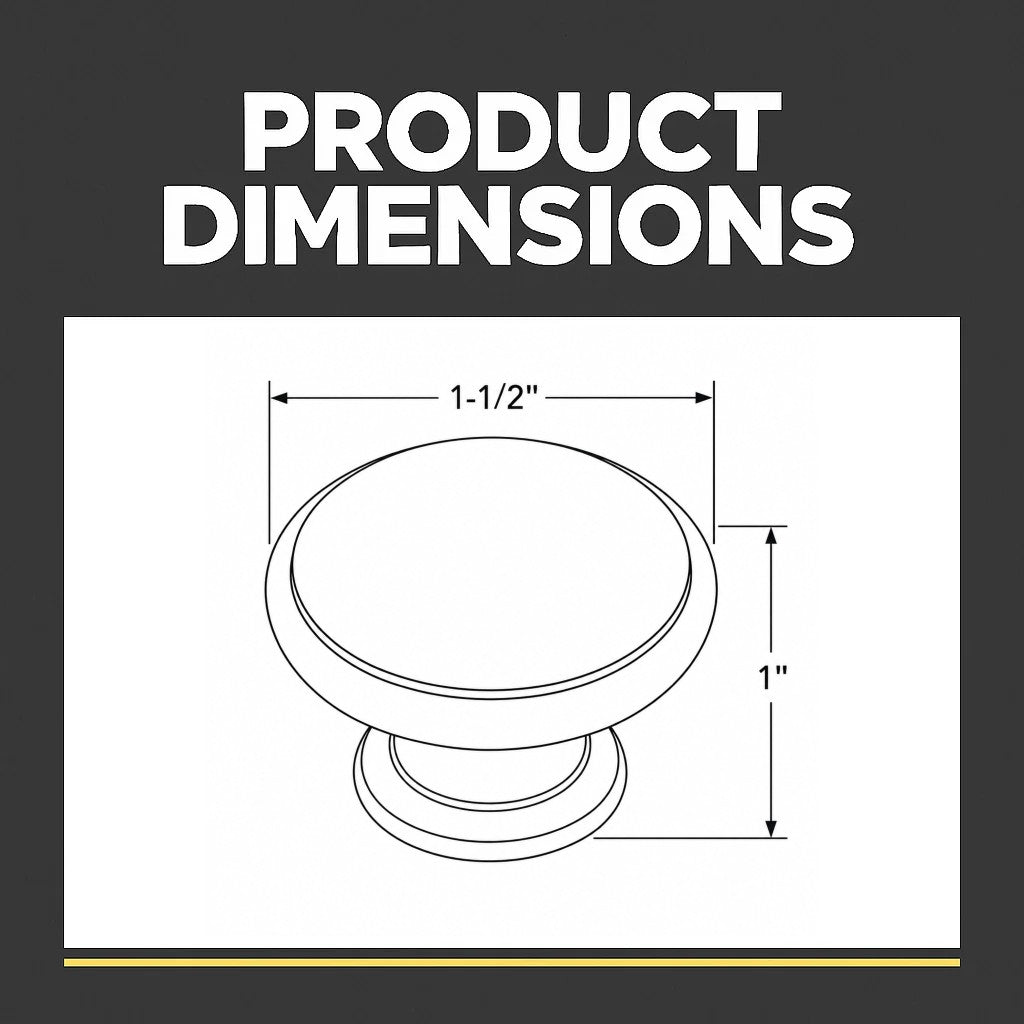 Cosmas 4306ORB Oil Rubbed Bronze Oversized Cabinet Knob