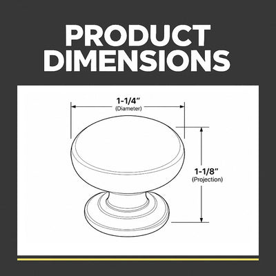 Cosmas 5737ORB Oil Rubbed Bronze Cabinet Knob