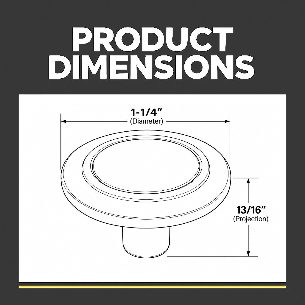 Cosmas 6276ORB Oil Rubbed Bronze Ring Cabinet Knob