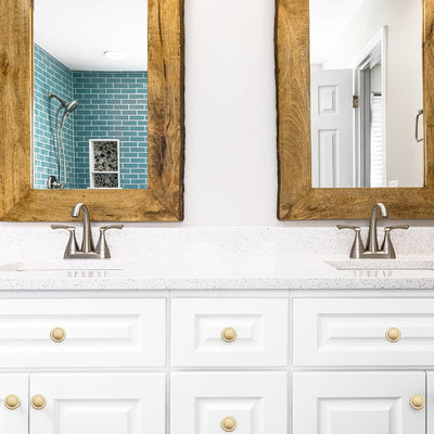 Ravinte 15 Pack Champagne Bronze Decorative Cabinet Knobs