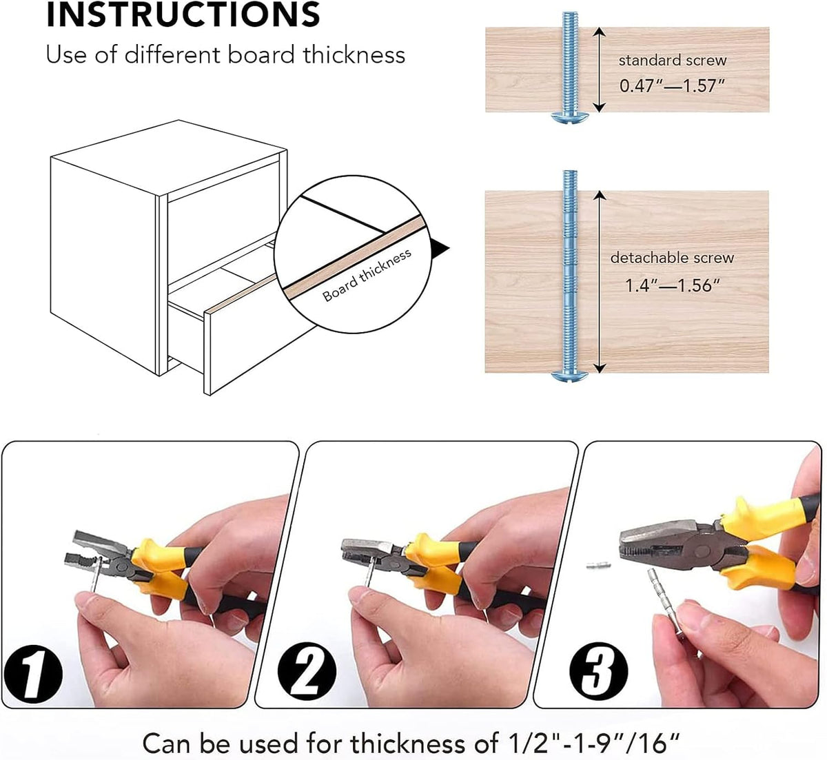 Ravinte 10 Pack Solid 5 Inch (128mm) Arch Brushed Nickel Cabinet Pulls