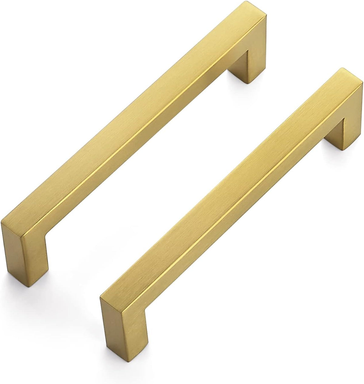 Ravinte 30 Pack 5 Inch Square Cabinet Handles Brushed Brass