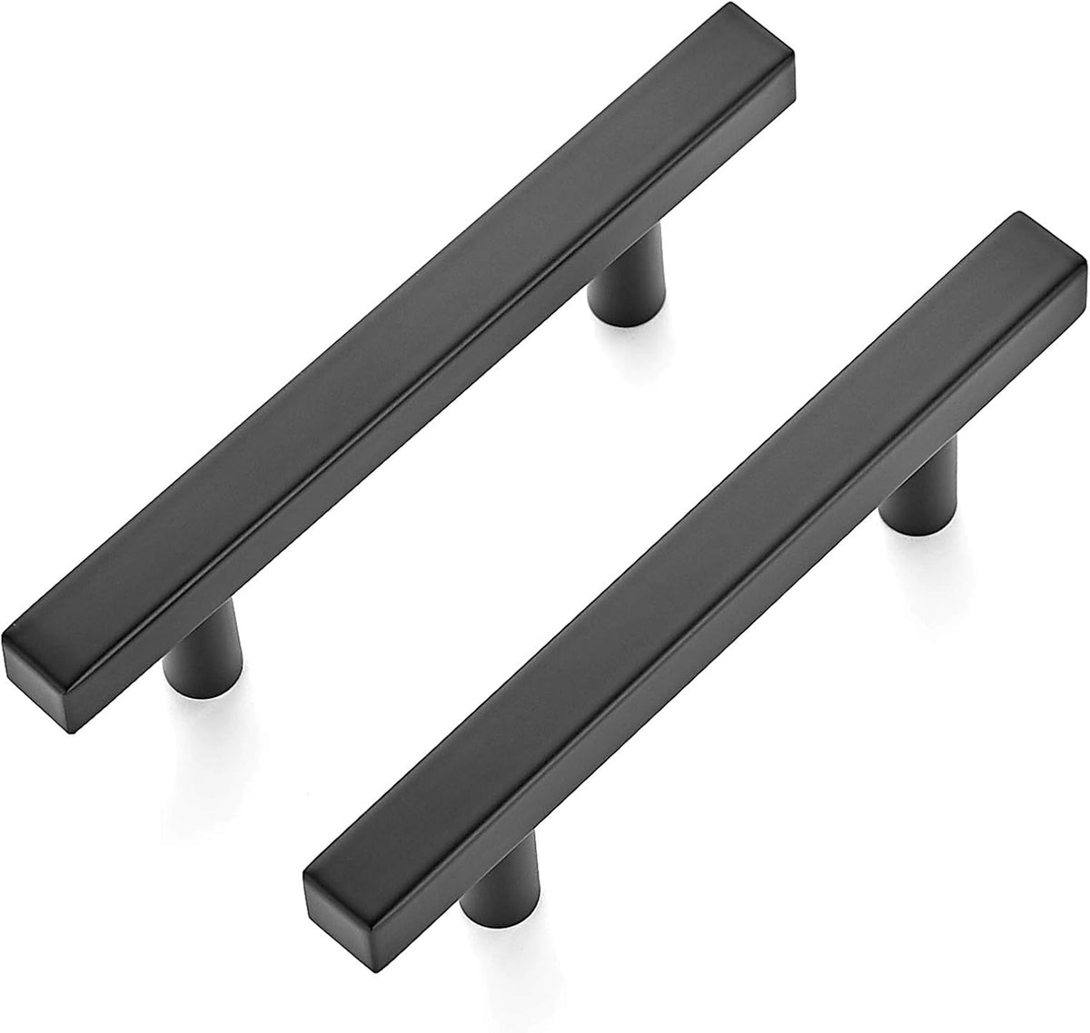 Ravinte 30 Pack 3 Inch (76mm) Matte Black Stainless Steel Cabinet Handles