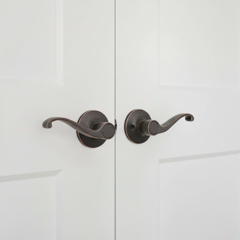 Richmond Dummy Door Lever, Oil Rubbed Bronze