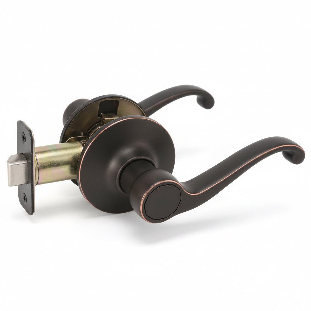 Richmond Passage Door Lever, Oil Rubbed Bronze